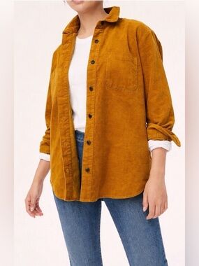 J Crew Oversized corduroy shirt/jacket.